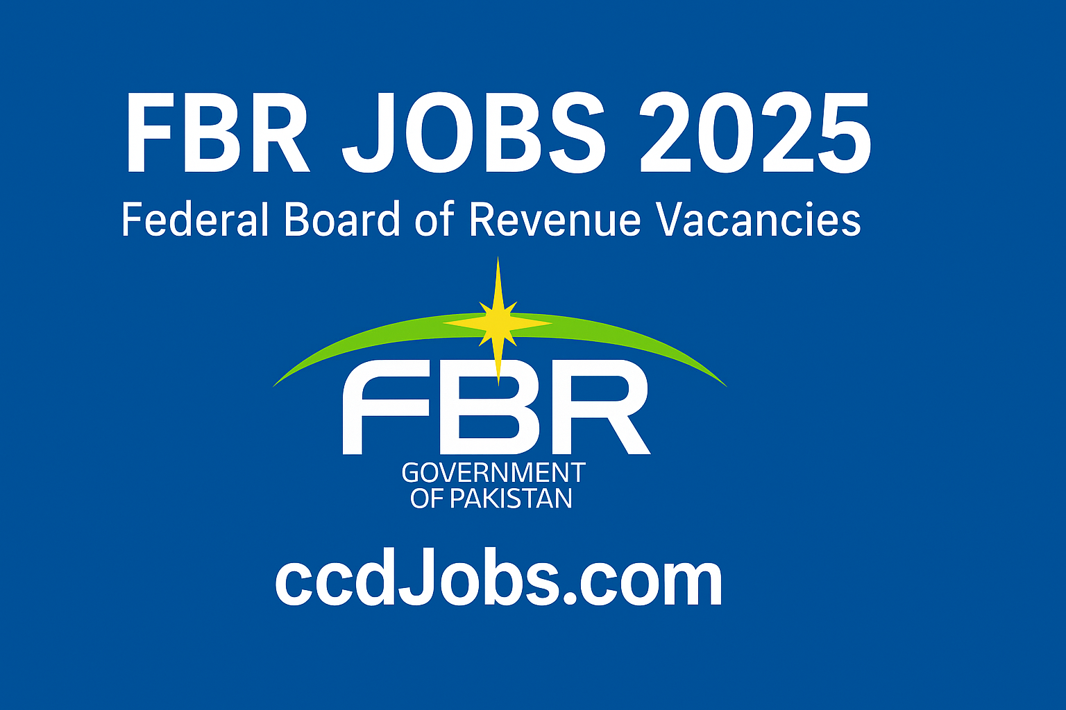 FBR Jobs 2025 – New Advertisement