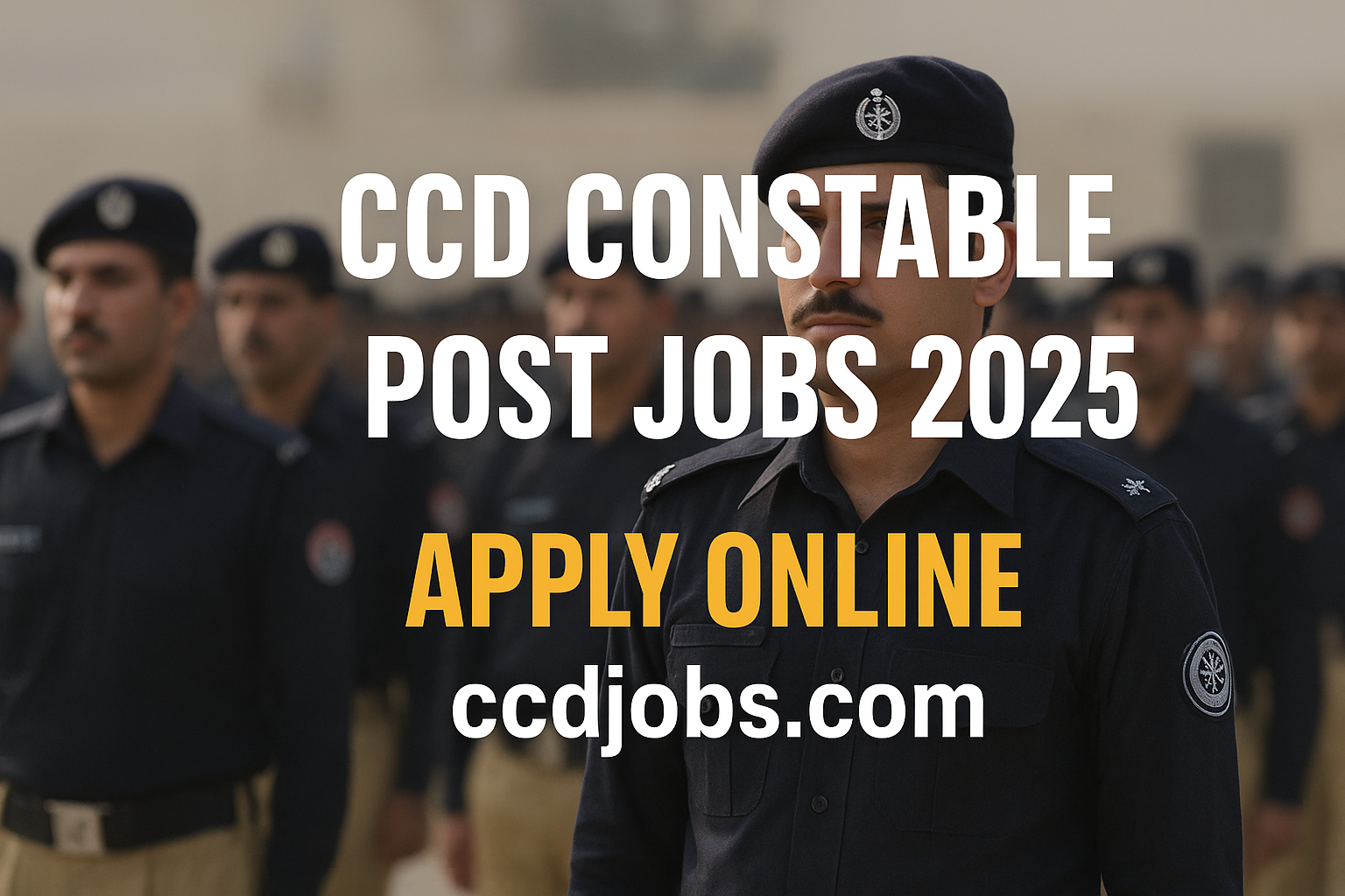 CCD Constable Post Jobs 2025 – Apply Online for Latest Career Opportunities