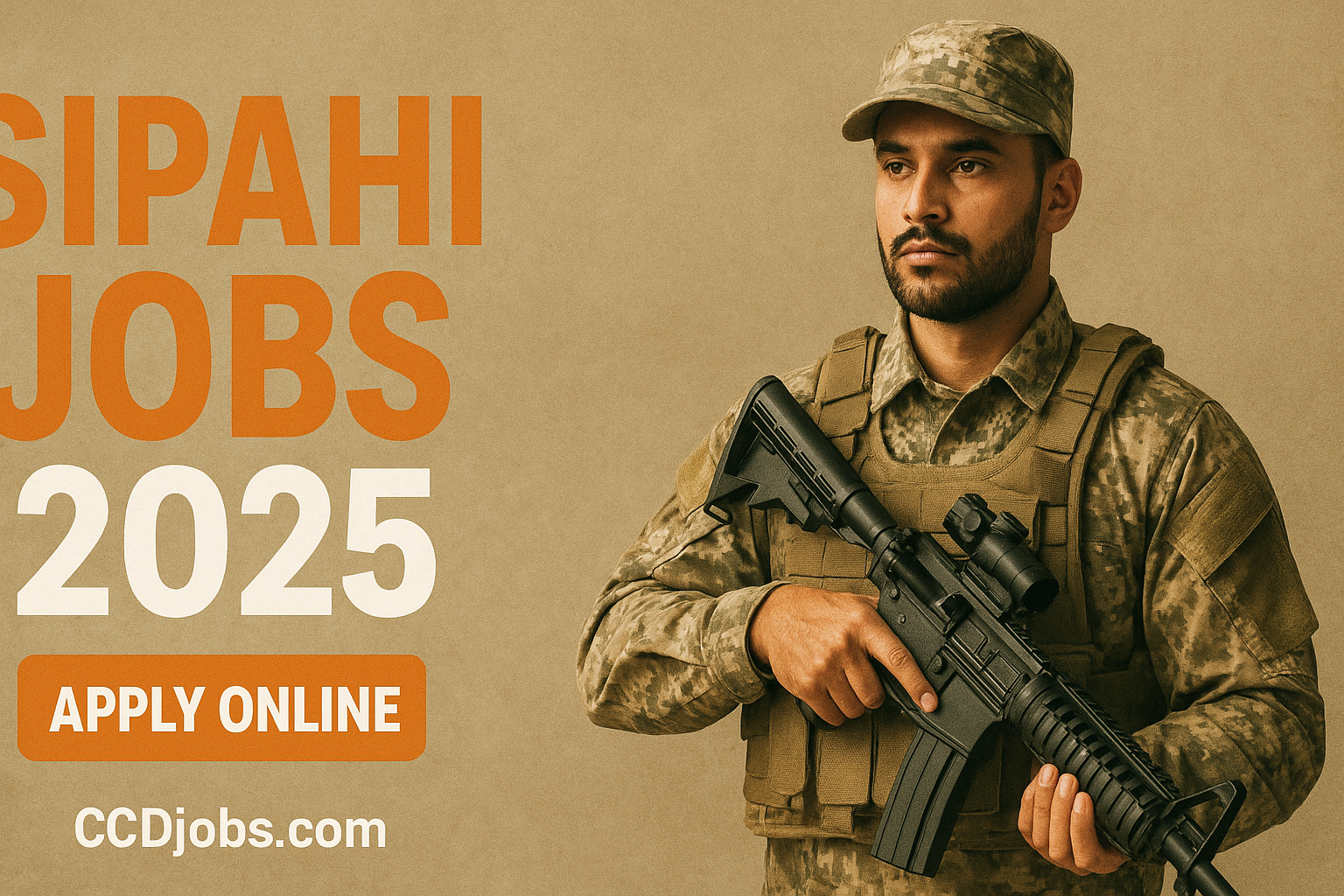 Sipahi Jobs 2025 - Apply Now
