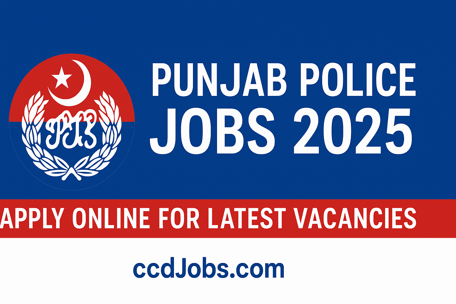 Punjab Police Jobs 2025 – Apply Online