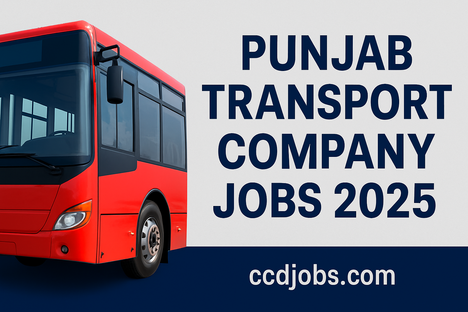 Punjab Transport Company Jobs - Apply Online