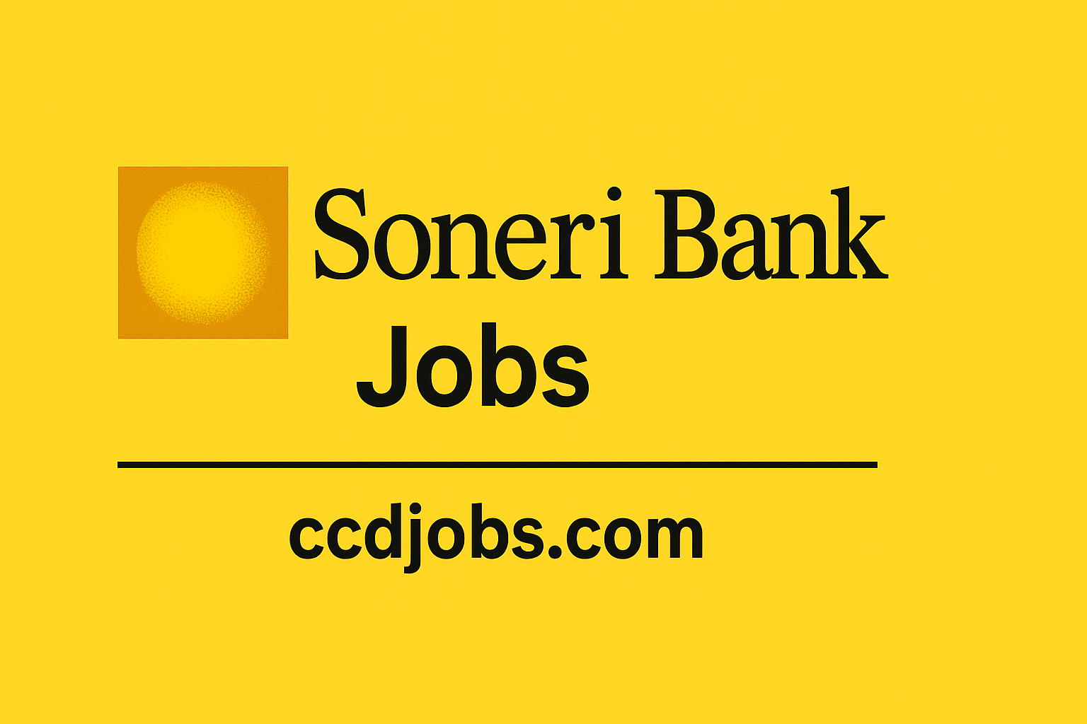 Soneri Bank Jobs 2025 – Apply Online