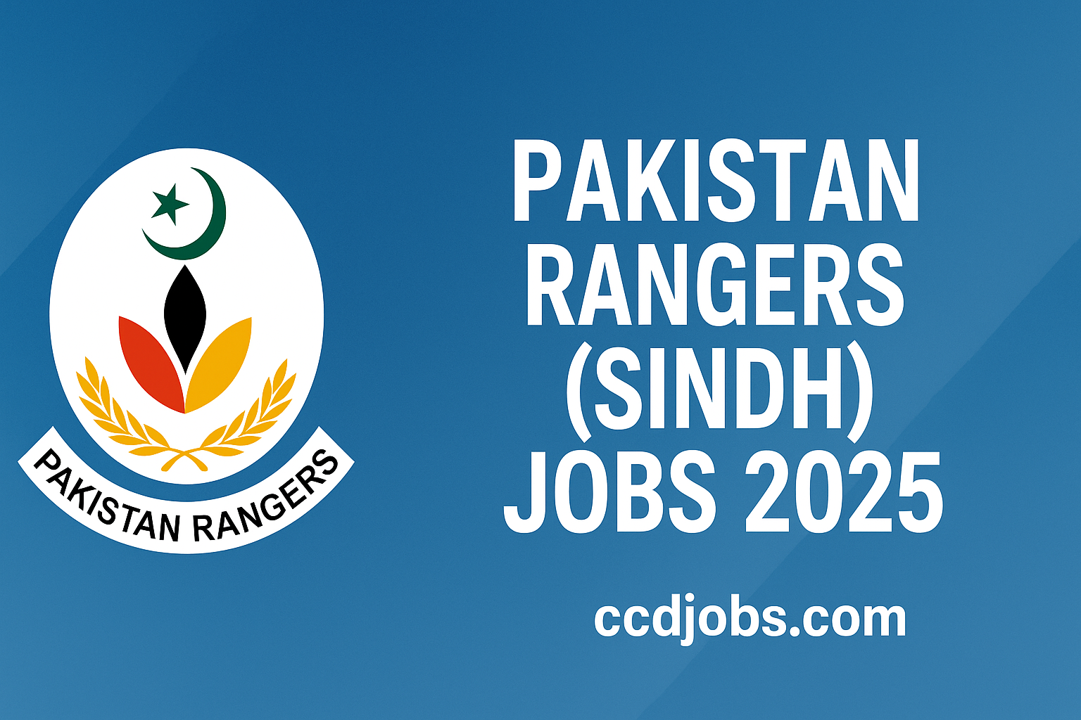 Pakistan Rangers Jobs 2025 - Apply Online