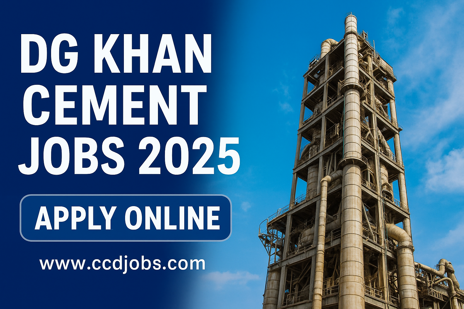 DG Khan Cement Jobs 2025 - Apply Online For Latest Vacancies